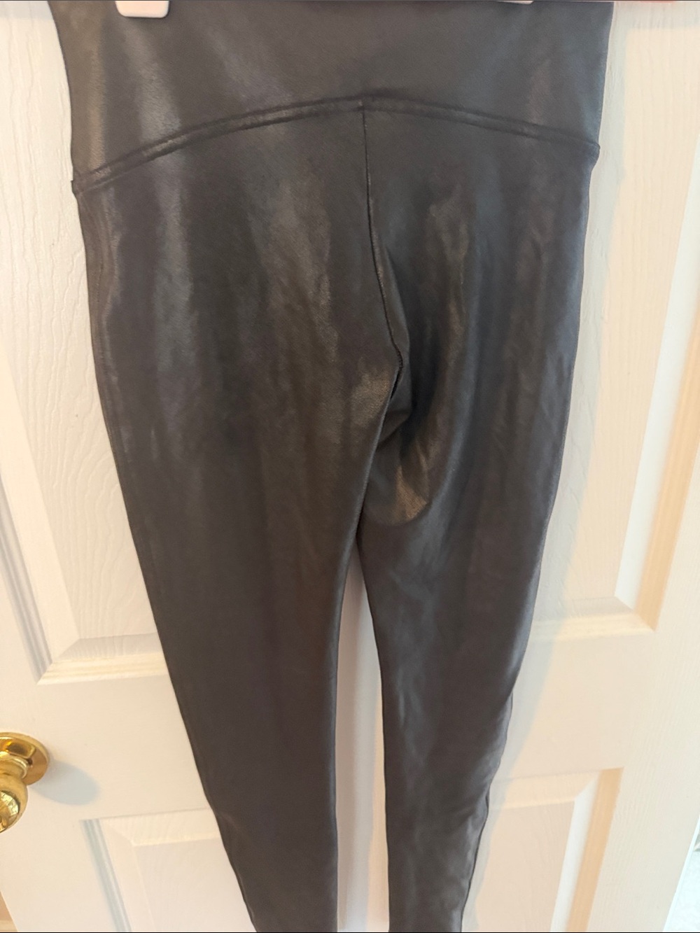 SPANX Faux Suede Leggings in Black (Medium) - Picture 4 of 4